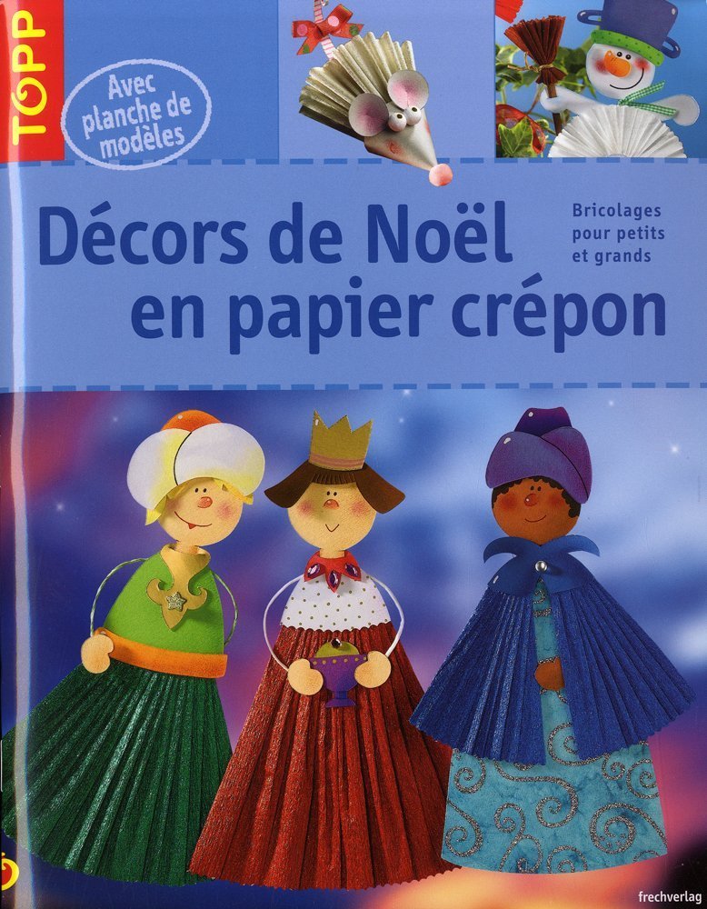 Décors de Noël en papier crépon Books