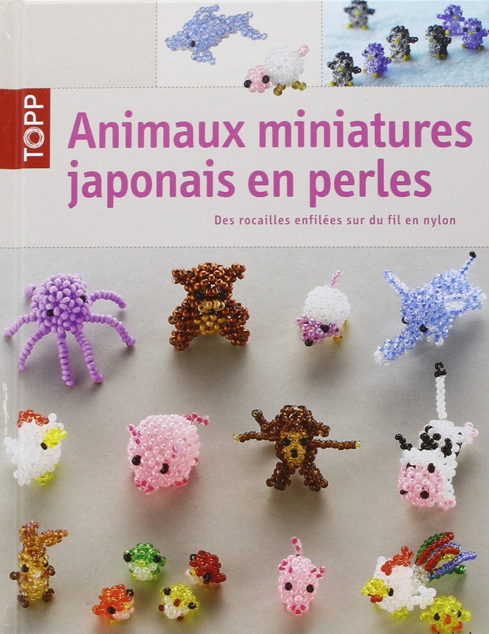 Animaux miniatures japonais en perles book
