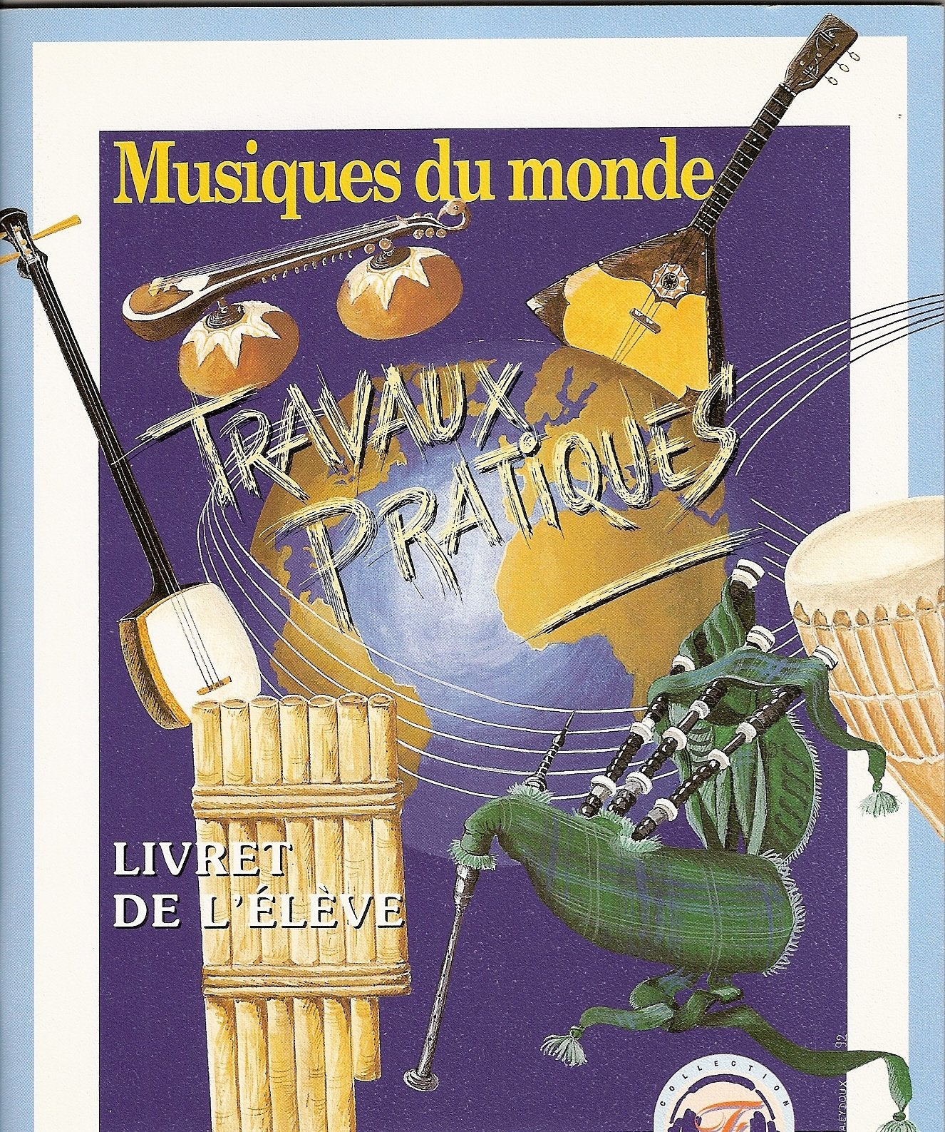 Cahiers de travaux pratiques, musiques du monde, 4e 3e book
