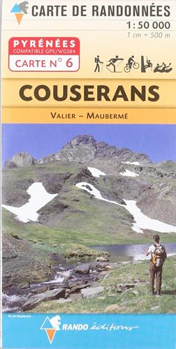 Pyrénées carte 6 Couserans - Valier - Maubermé 1 : 50 000 Leisure, Home & Garden