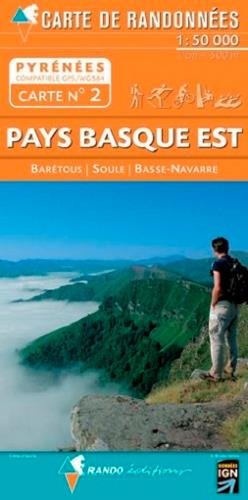 Pyrénées carte 2 Pays basque est 1 : 50 000 Maps & Plans