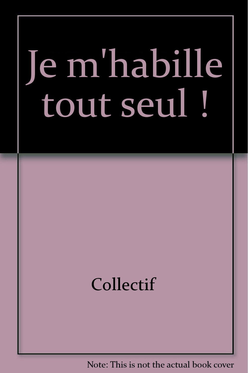 Je m'habille tout seul book