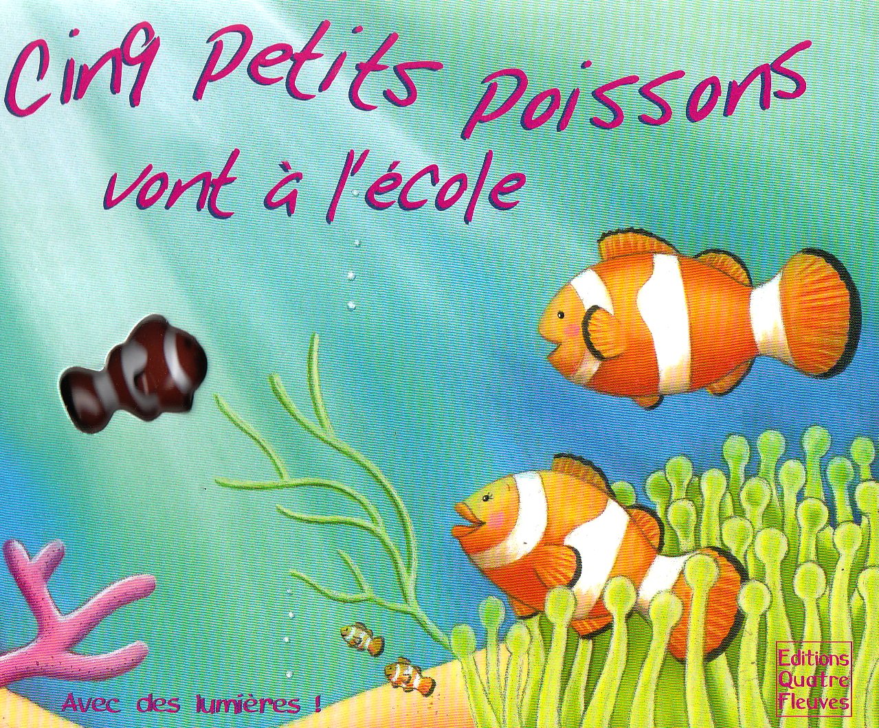 Cinq petits poissons vont à l'école book