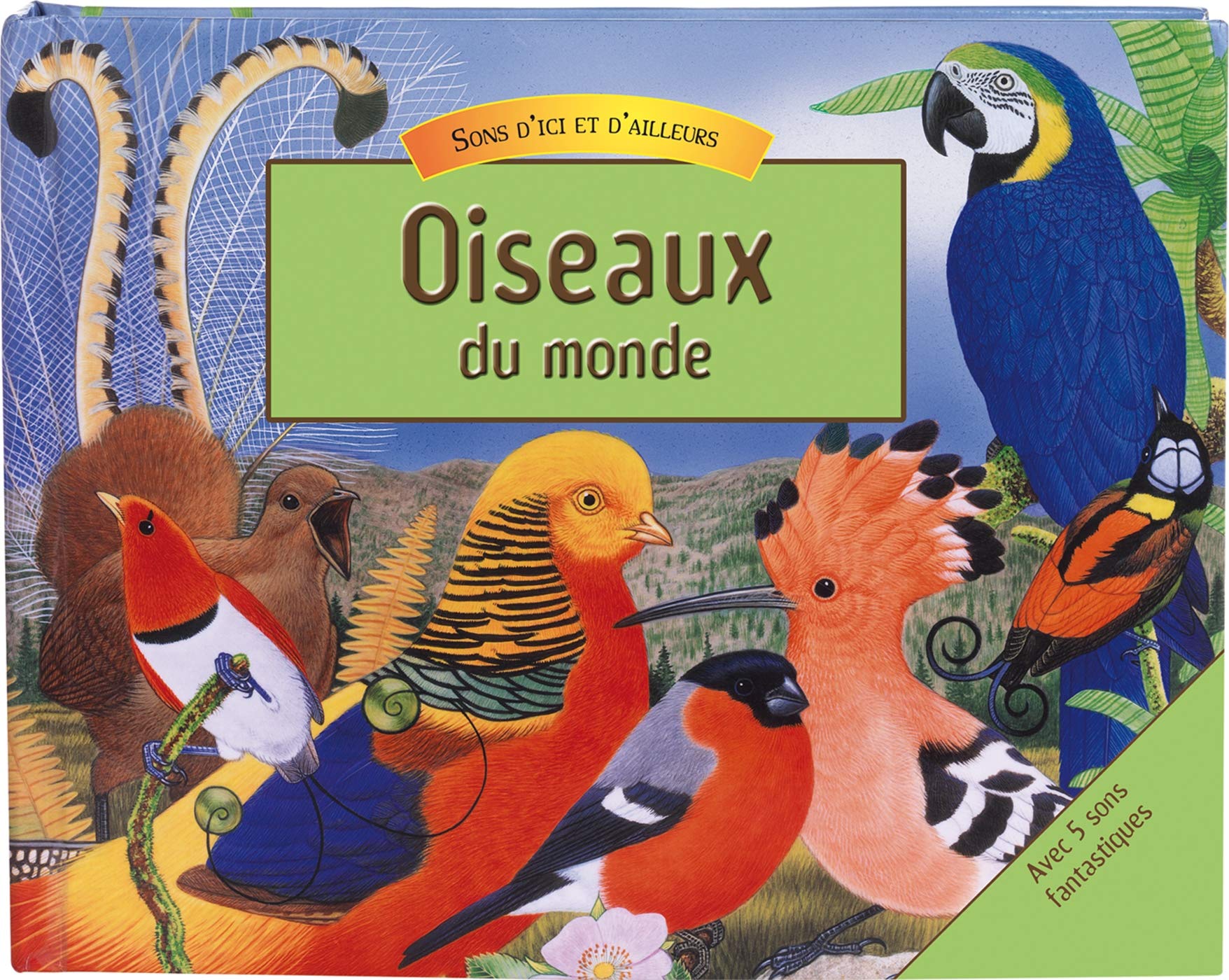 Oiseaux du monde: Avec 5 sons fantastiques Children's books