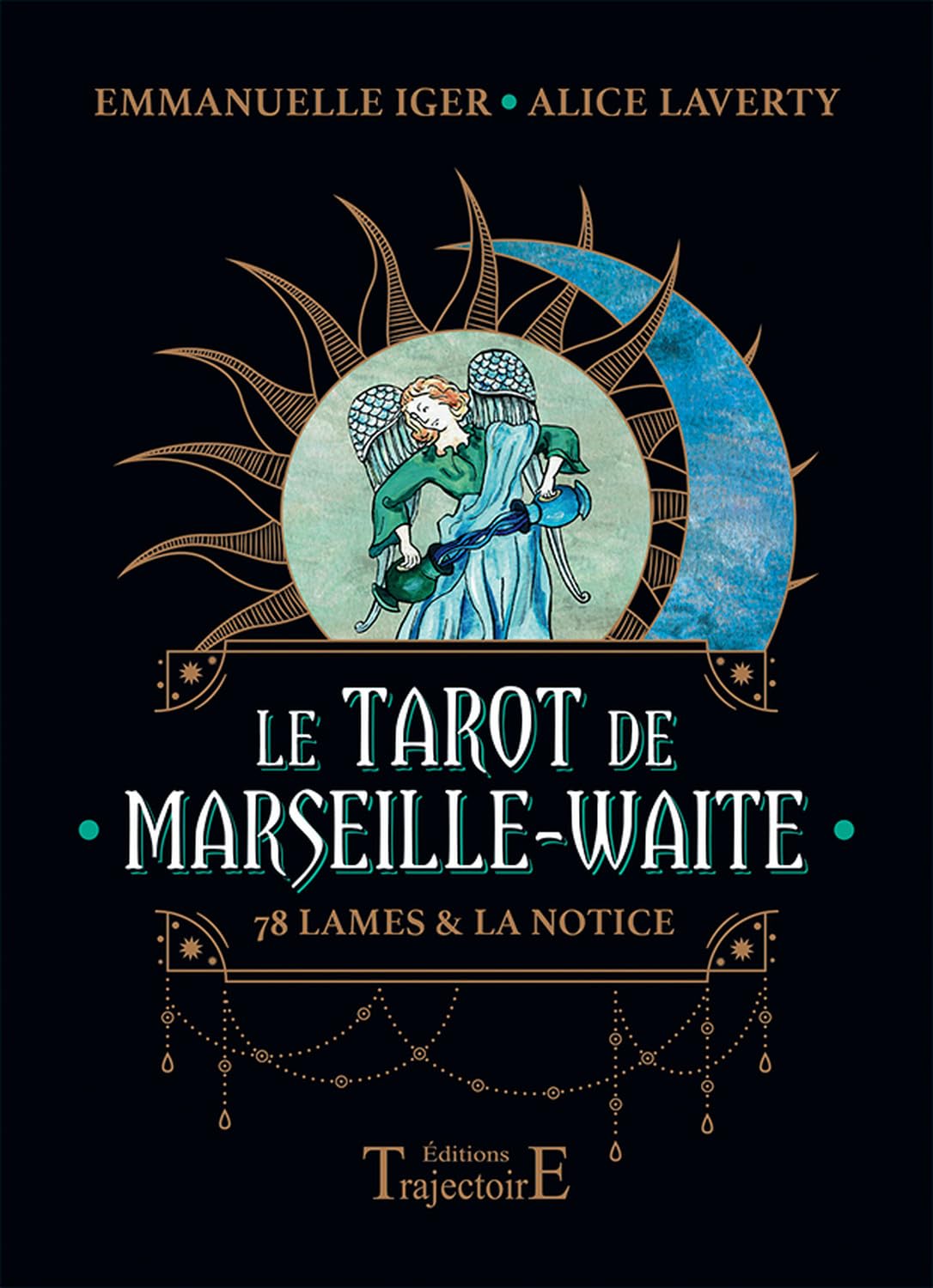 Le Tarot de Marseille-Waite - 78 lames et la notice book