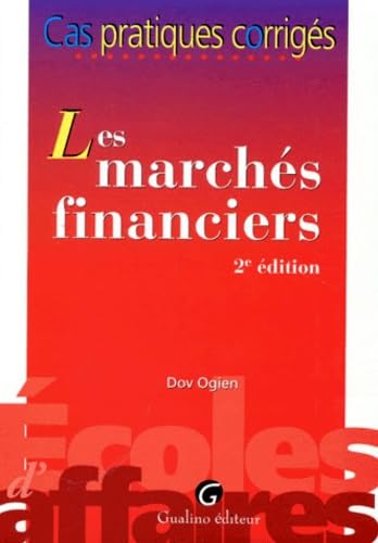 Les Marches Financiers. Cas Pratiques Corriges, 2eme Edition, Avec Cd-Rom book