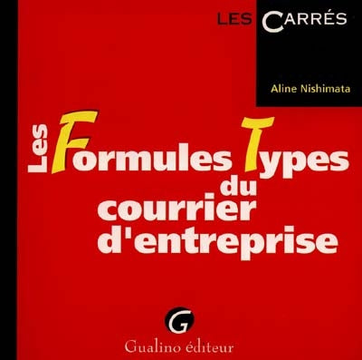Product Image: Les formules types du courrier d'entreprise