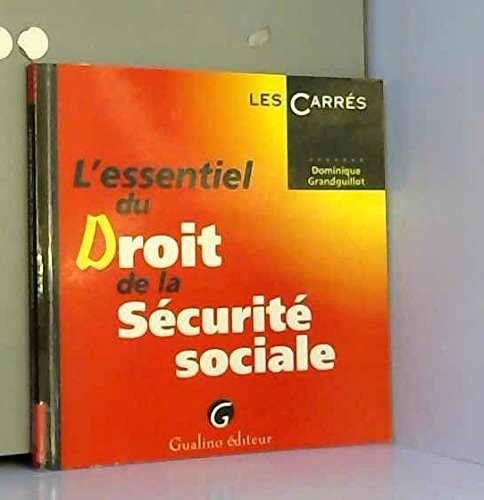 Essentiel Drt Securite Sociale book