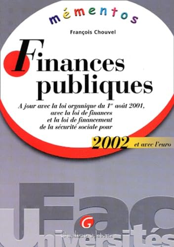Mémento de finances publiques 2002 et en euros-3° éd. book