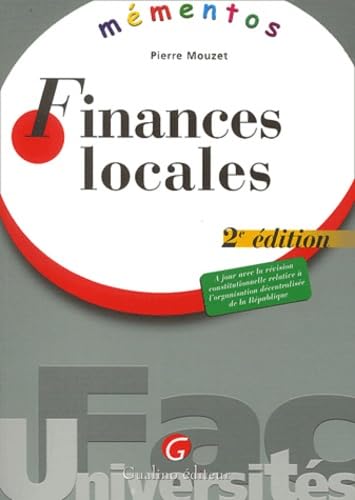 Mementos : Finances locales book