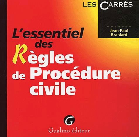 L'essentiel des règles de procédure civile book