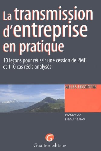 La transmission d'entreprise en pratique book