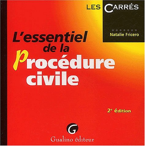 L'essentiel de la Procédure civile book