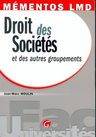 Droit des Sociétés: Et des autres groupements book