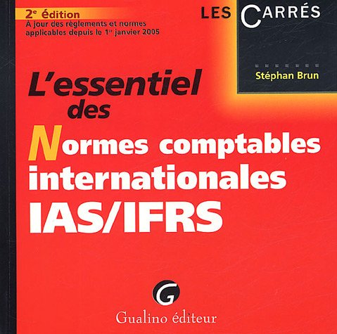 L'essentiel des Normes comptables internationales IAS/IFRS book