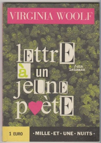 A John Lehmann: Lettre à un jeune poète book