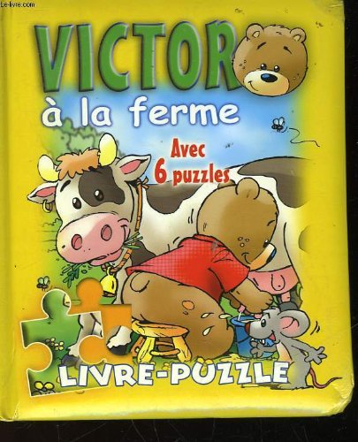 Victor a la ferme - avec 6 puzzles book