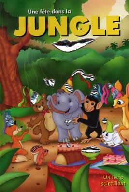 Un livre scintillant : une fête dans la jungle Books