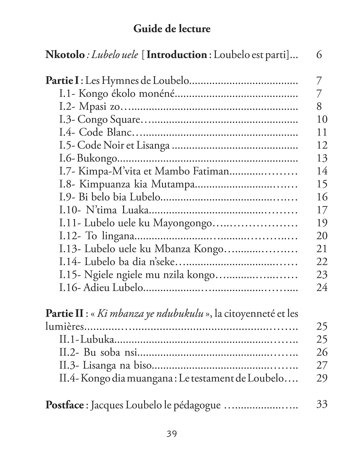 Honneur à Jacques Loubelo. "Kembela Jacques Lubelo". 2nd édition Books