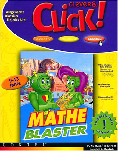 Mathe Blaster, 9-13 Jahre, 1 CD-ROM Für Windows 3.1/95. Vollversion Music