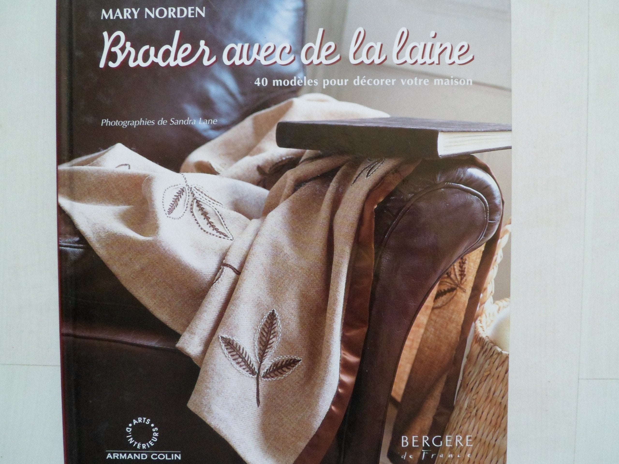 Broder Avec De La Laine. 40 Modeles Pour Decorer Votre Maison Books