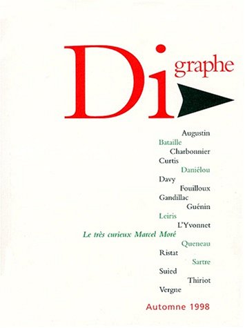 Product Image: Digraphe N° 86/87. M. More