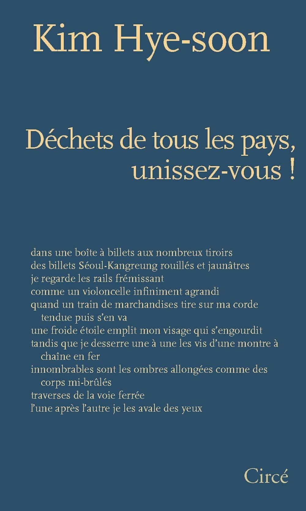 ORDURES DE TOUS LES PAYS, UNISSEZ-VOUS ! Poetry