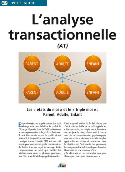 Product Image: L'analyse transactionnelle (AT)