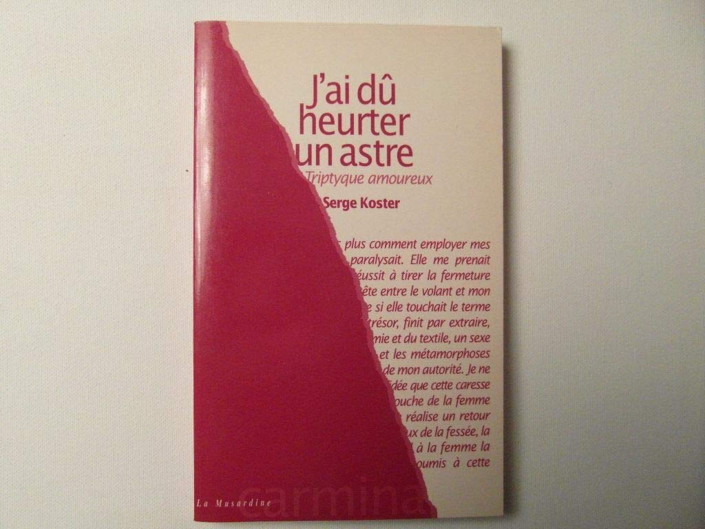 J'ai du heurter un astre book