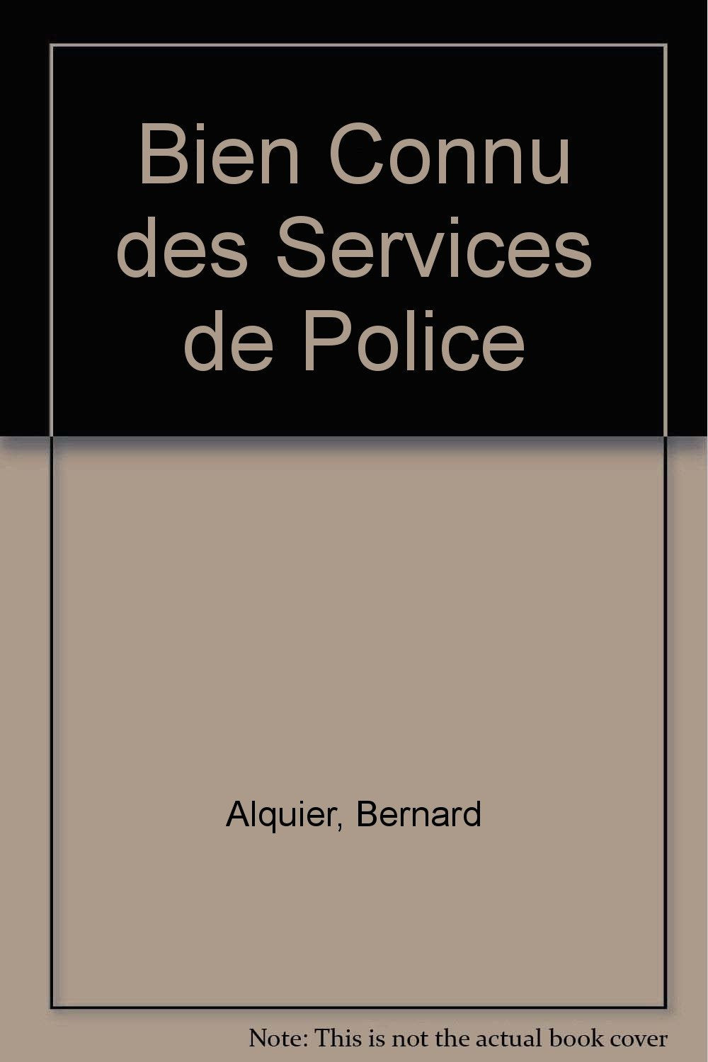 Bien connu des services de police book
