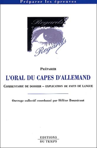 L'oral du Capes d'allemand Books