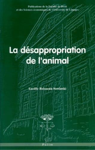 La Desappropriation de l'Animal book