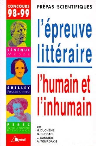 L'épreuve littéraire : l'humain et l'inhumain book