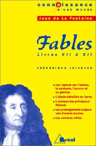 Fables livres VII à XII, Jean de La Fontaine Non-fiction