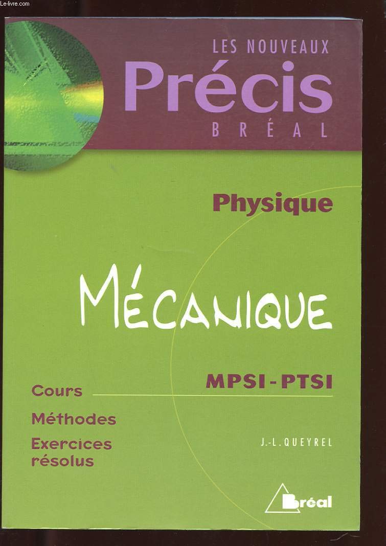 Mécanique, physique : MPSI-PTSI book