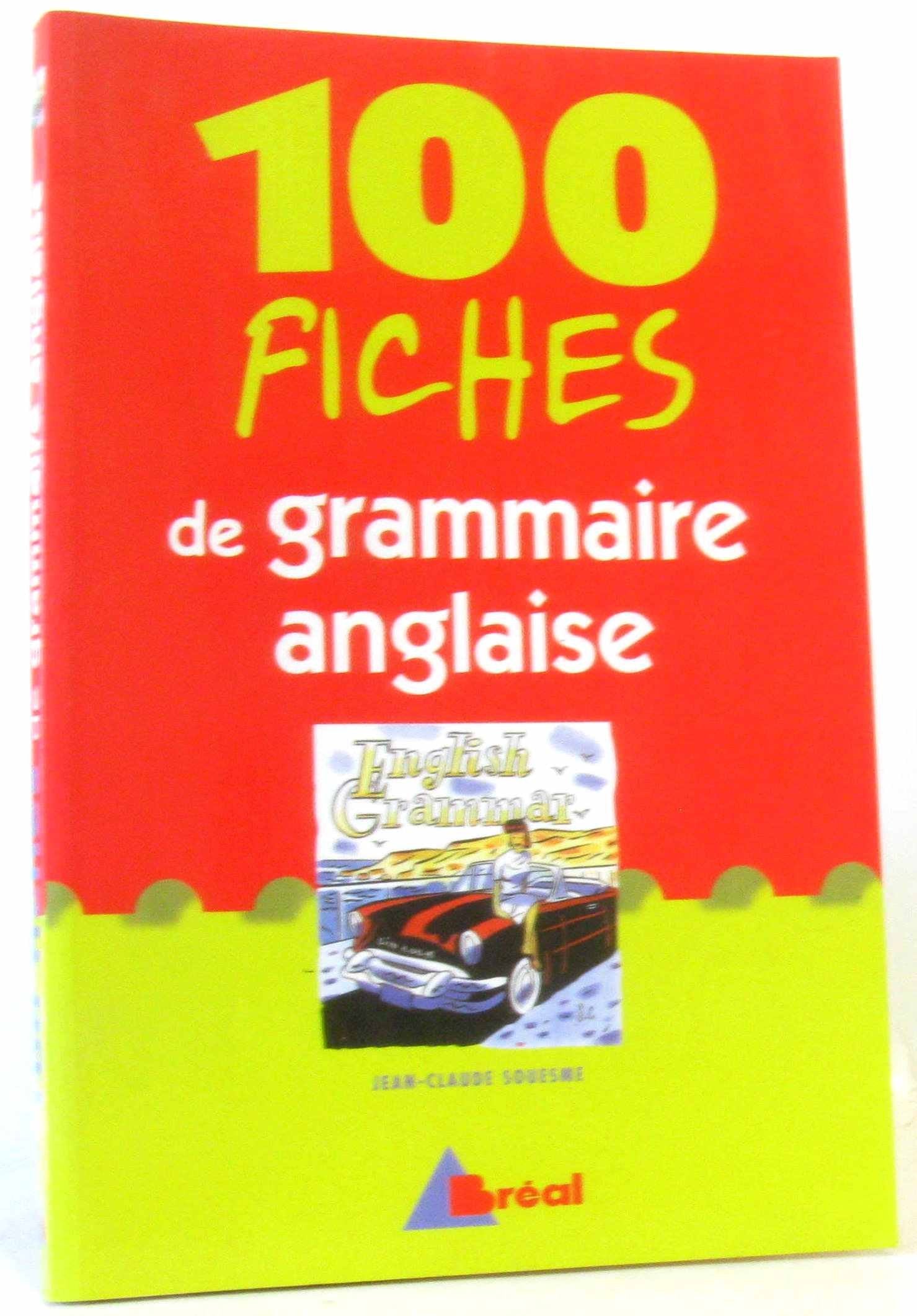 100 Fiches De Grammaire Anglaise Books