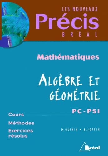 Mathématiques, algèbre et géométrie, PC-PSI book
