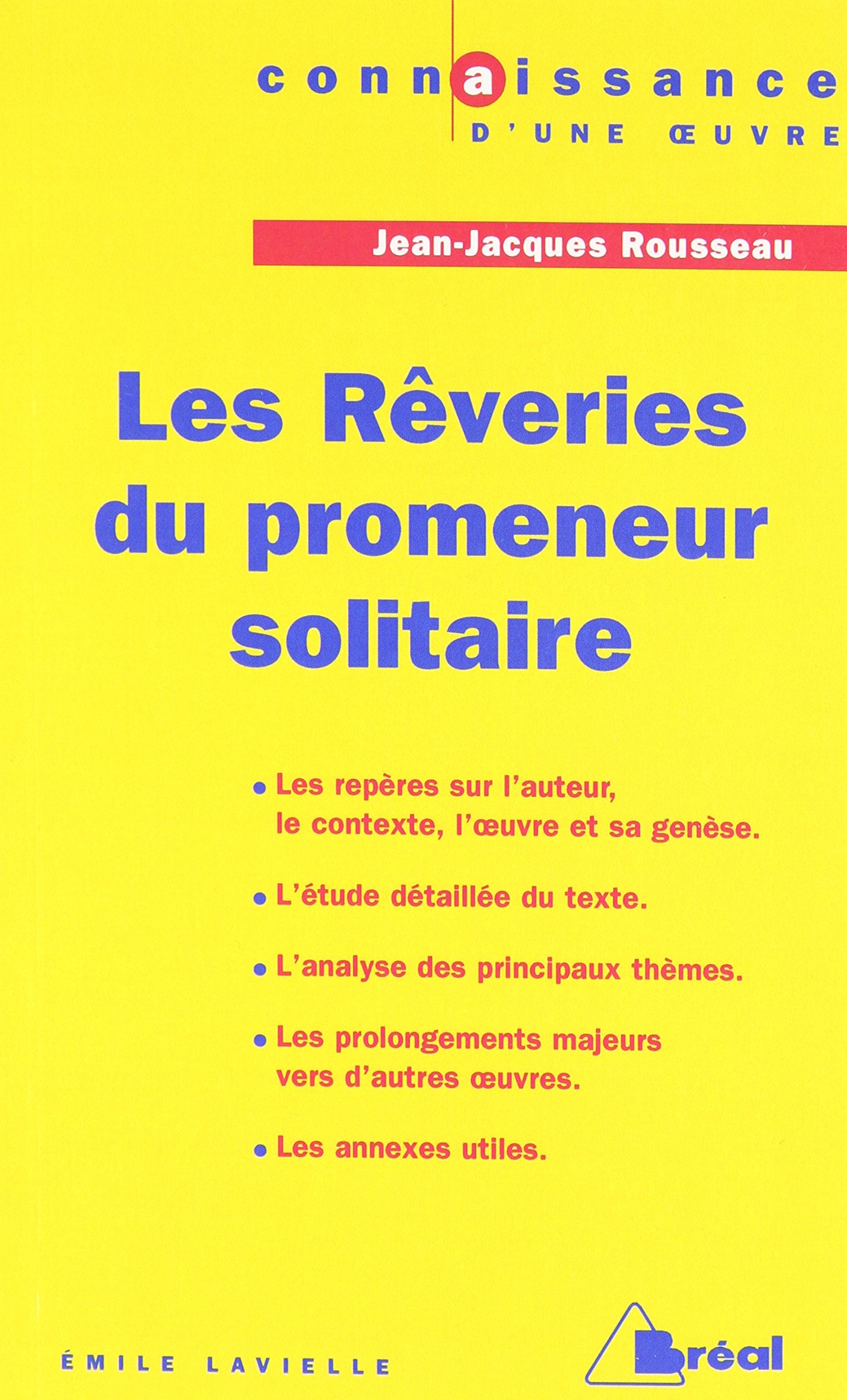Rêveries d'un promeneur solitaire - Rousseau Non-fiction