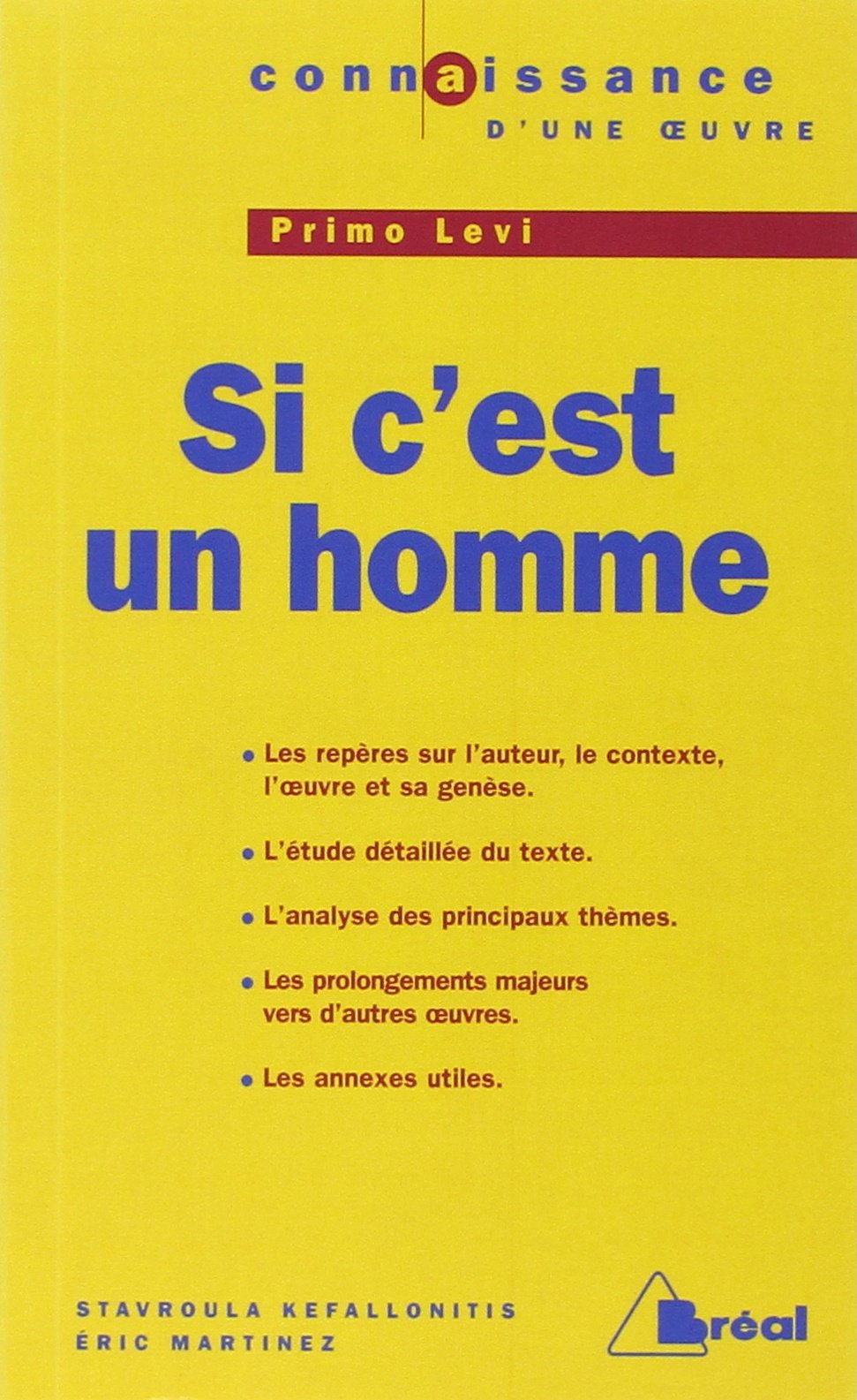 Si c'est un homme - Primo Lévi: Primo Levi Non-fiction