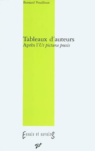 Tableaux d'auteurs après l'ut pictura poesis book