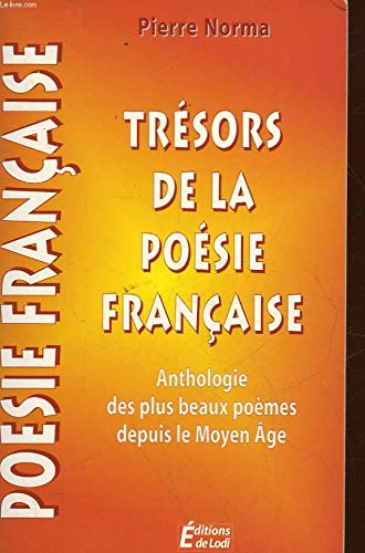 Tresors de la poesie française book