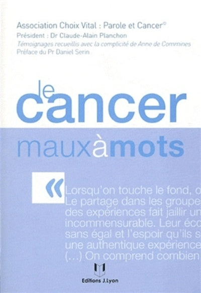 Product Image: Le cancer maux à mots