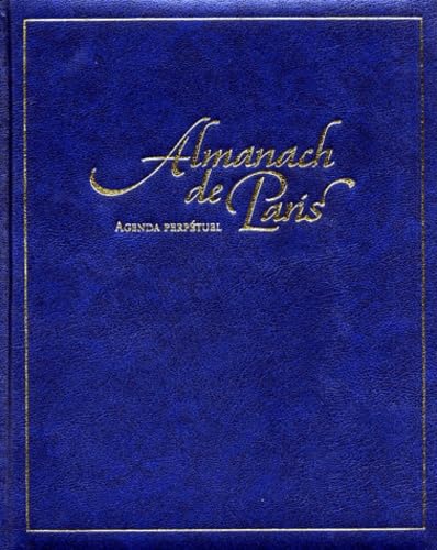 Almanach de Paris, agenda perpétuel book