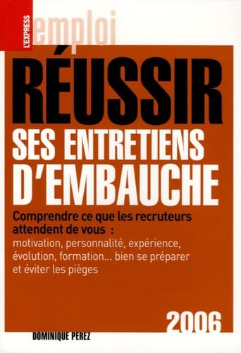 Réussir ses entretiens d'embauche book