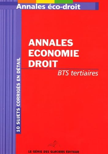 Annales Economie-Droit BTS tertiaires Books