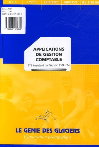 Applications de gestion comptable BTS Assistant de Gestion PME-PMI book