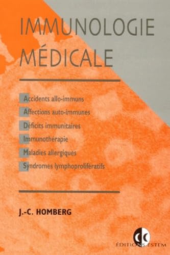 Immunologie Medicale. 2eme Cycle Des Etudes De Medecine, De Pharmacie Et D'Odontologie book