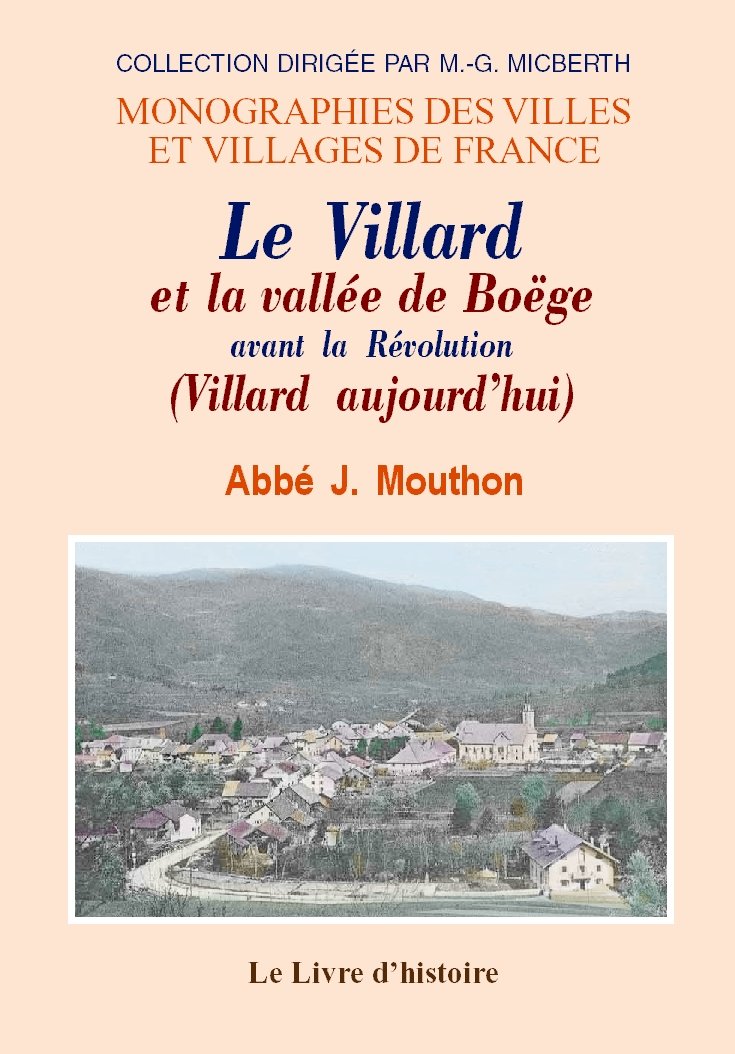 Le Villard et la vallée de Boëge avant la Révolution book