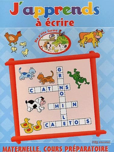 J'apprends à écrire Maternelle/CP Books
