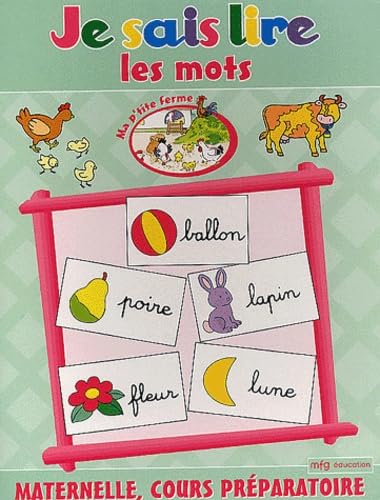 Je sais lire les mots Maternelle/CP Books